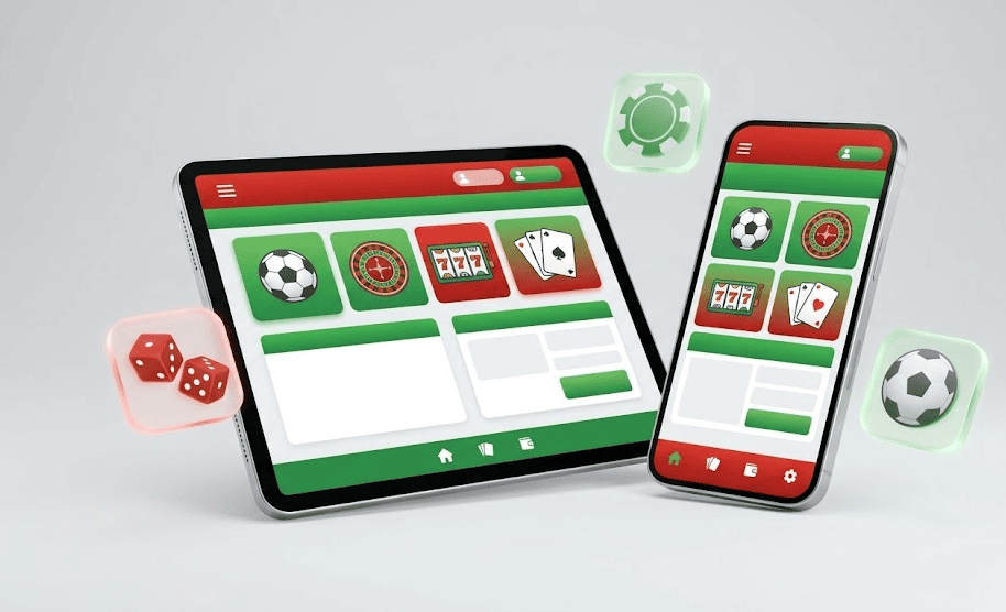 Mzansibet App home screen and main menu on a smartphone